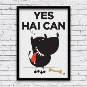 Bayprints, Yes hai can. Póster, diseño de Tirso.