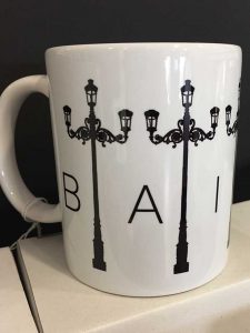 Bayprints, taza, farolas, diseño de Tirso Sánchez Otaegui