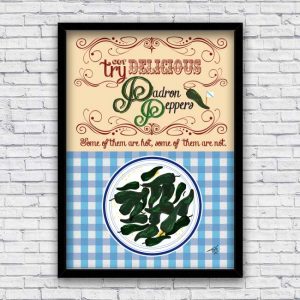 Bayprints Baiona, Padron Peppers, diseño de Tirso Sánchez Otaegui.