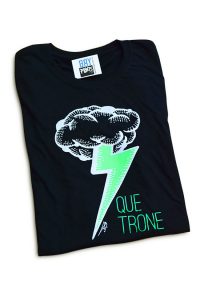Camiseta 100% agodon diseño fluorescente. Diseño de Tirso Sánchez Otaegui