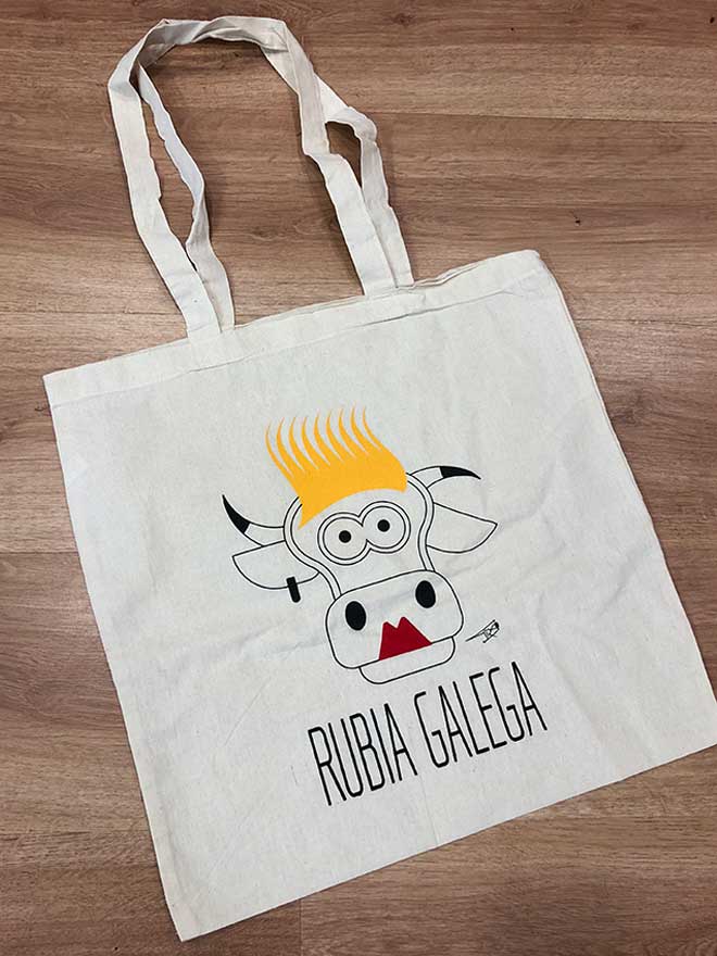 Bolsa de on sale tela con asas