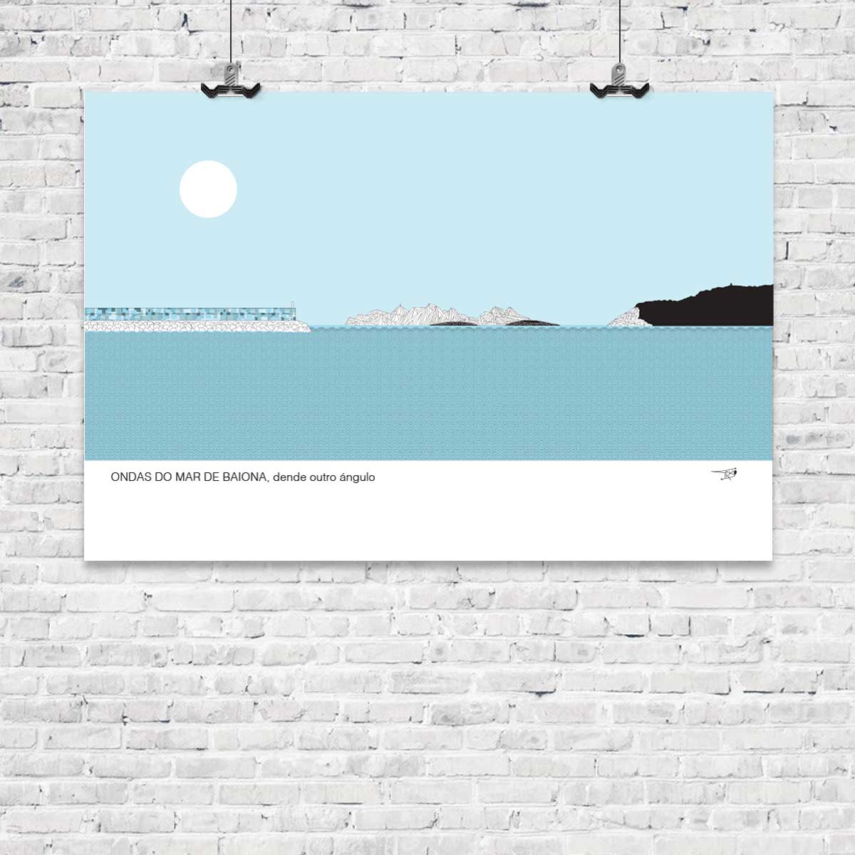 baiona_bahia_verano_mar_monteferro_islas_cies_estelas_souvenir_original_creativo_regalo_tienda_de_souvenirs_baiona_lamina_poster_camiseta_souvenart_shop_tirso_sanchez_otaegui_